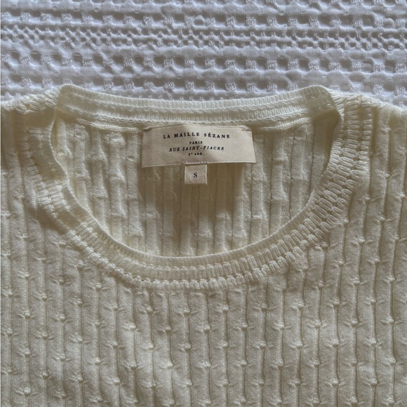 Sezane Dita Jumper, Ecru, Small - Picture 6 of 7